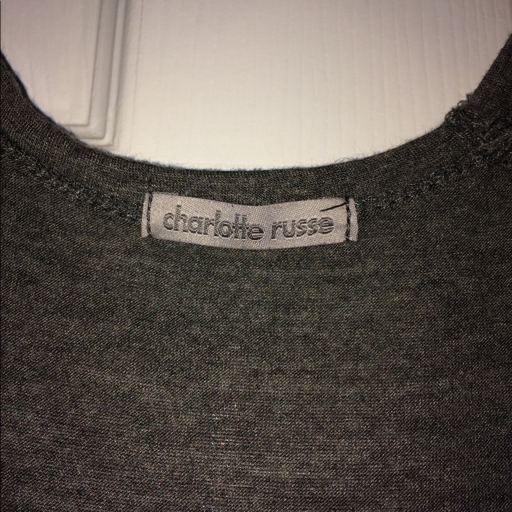 Charlotte Russe Cold Shoulder Top - Picture 2 of 3